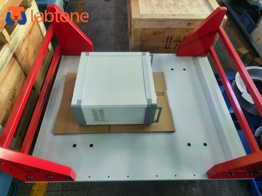 Испытательное оборудование для вибростендов с диапазоном частот 2-5 Гц, размером стола 1200 x 1500 мм, соответствует стандартам ISTA, ISO и IEC